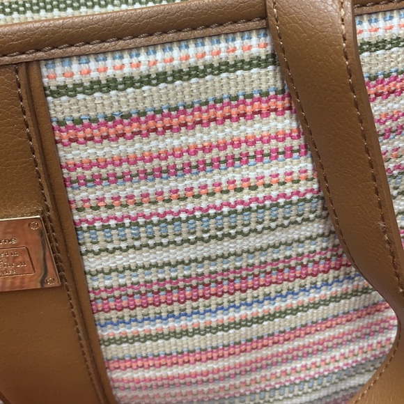 Liz Claiborne Striped Purse Bag New - Picture 5 of 8